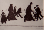 lowry limited edition prints, on a promenade print Lowry, limited edition print, on a promenade