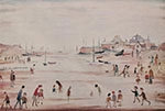 lowry, signed, prints, on the sands lowry, signed, prints, on the sands
