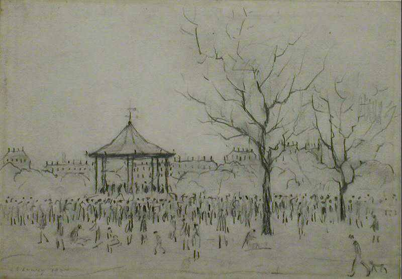 lowry bandstand peel park original drawing