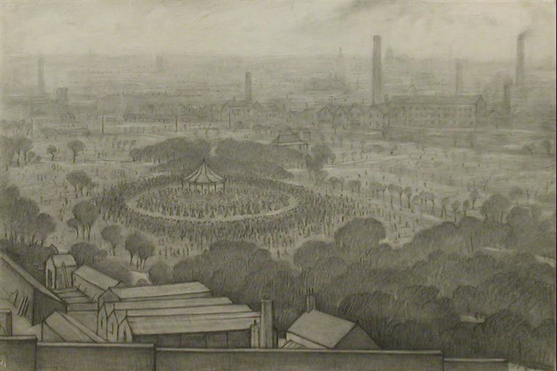 lowry bandstand salford original drawing