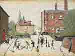 l.s. lowry original children playing failsworth