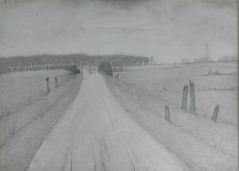 lowry country road original painting