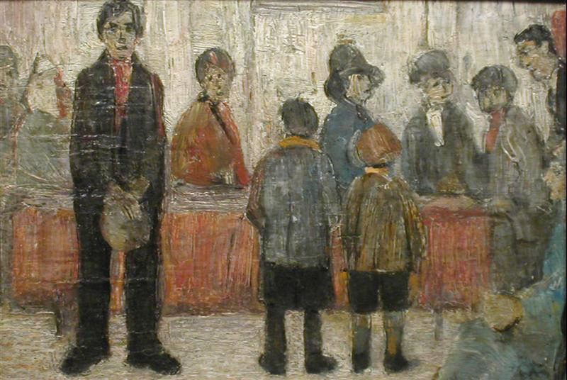 lowry doctor's waiting room original painting