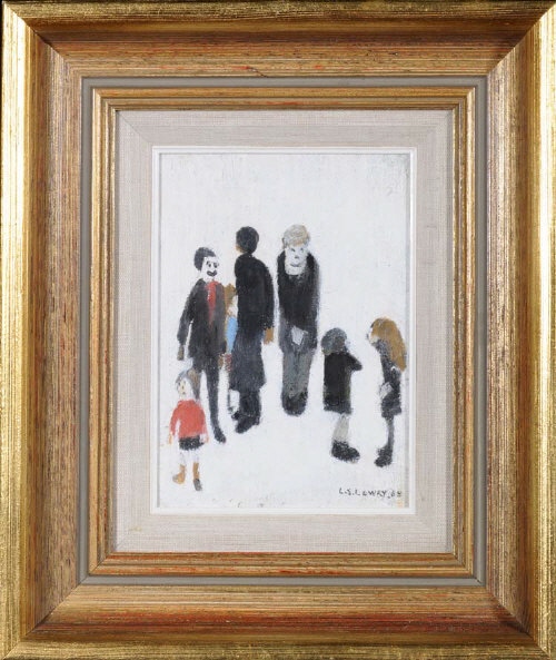 lowry family group original painting