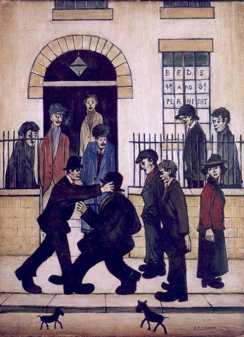 lowry fight original painting