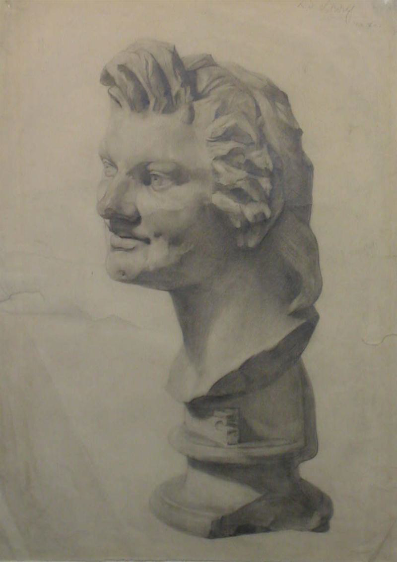 lowry head from the antique original drawing