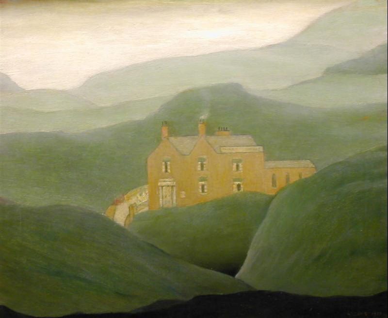 lowry house on the moor original painting