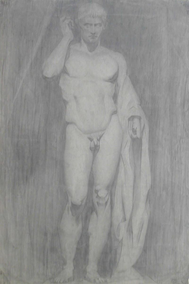lowry nude from the antique original drawing