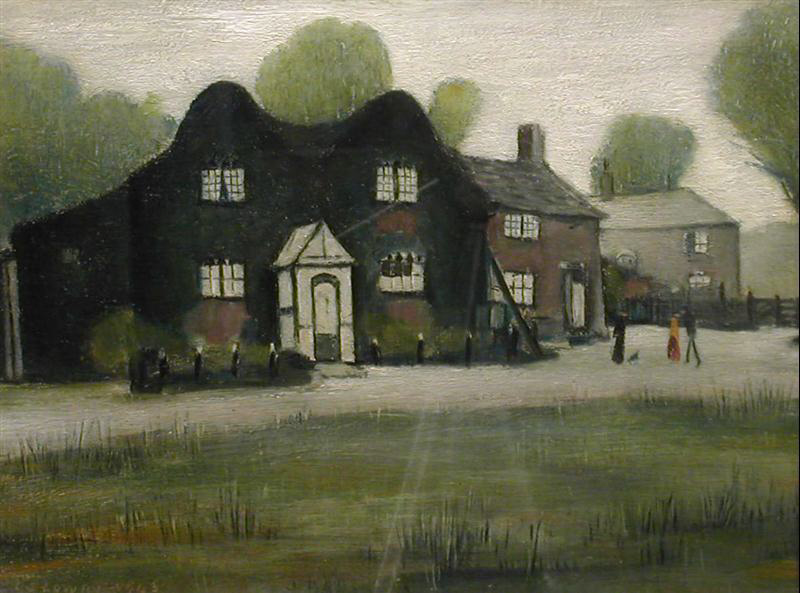 lowry old farm original painting