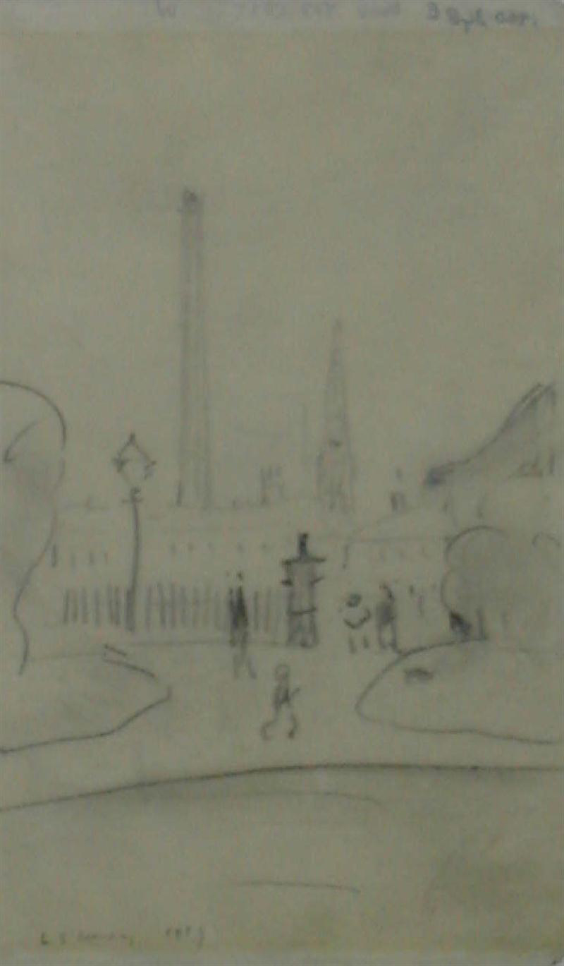 lowry, peel park sketch 5