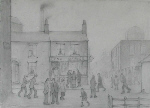 lowry original post office drawing