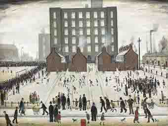 lowry saturday afternoon original painting