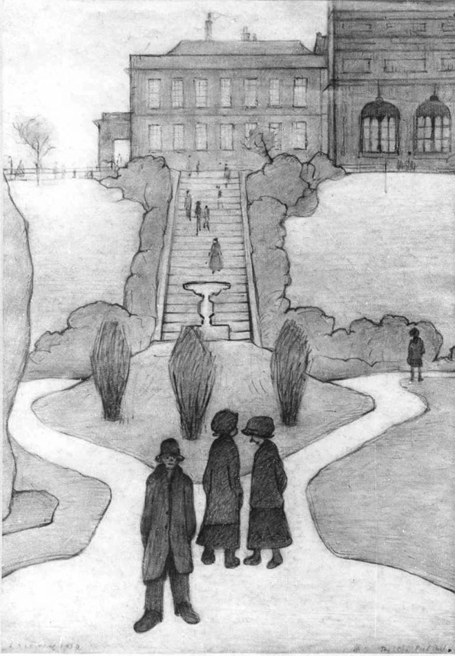 lowry, steps, peel park