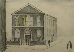 lowry original st stephens chuch salford drawing