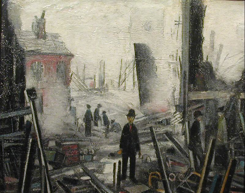 lowry the blitz painting