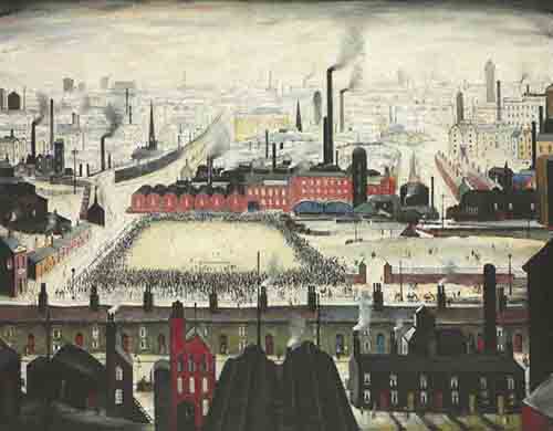 lowry original the football match