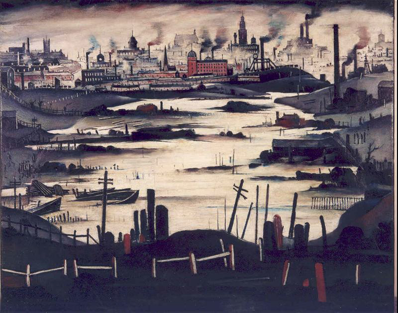 lowry The Lake painting