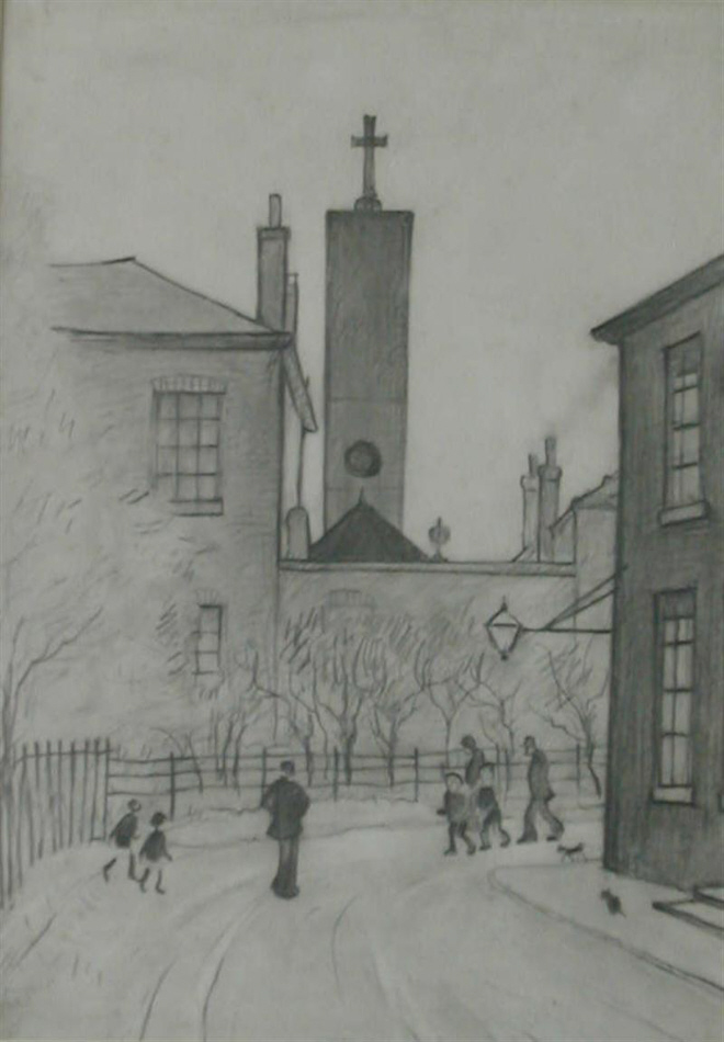 lowry the tower original drawing