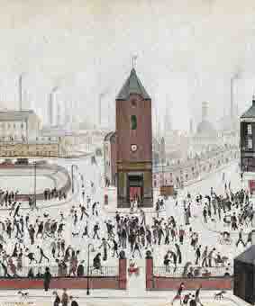 lowry town centre original painting