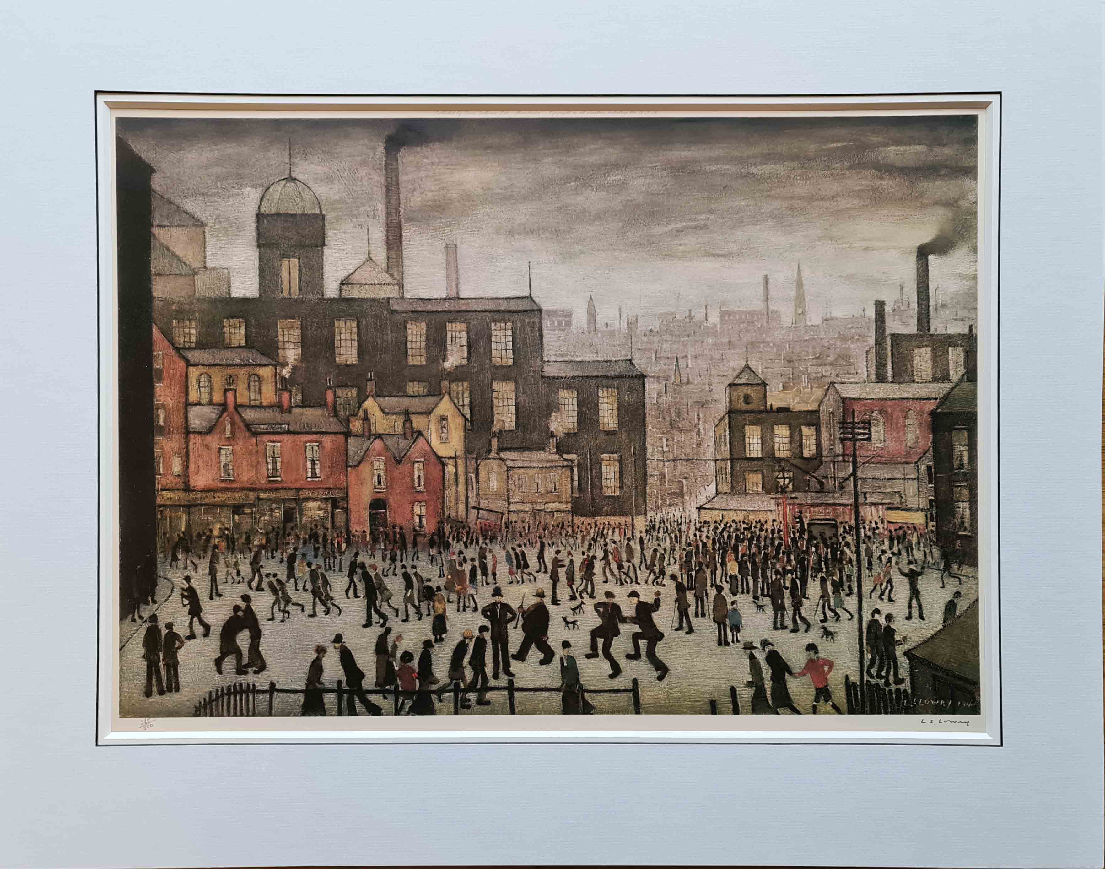 lowry, Our Town, signed print lslowry lowry, Our Town, signed print lslowry