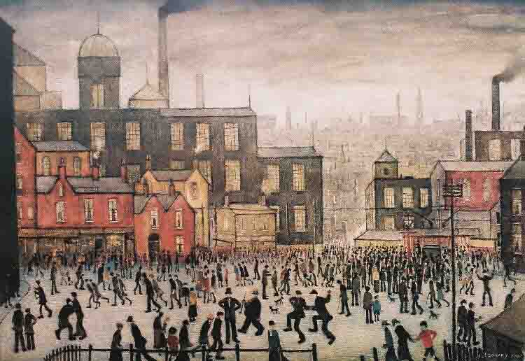 lowry, signed, prints, Our town lowry, signed, prints, our town