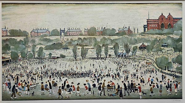 lowry, signed, prints, peel park