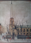 lowry, signed, prints, st. luke's church