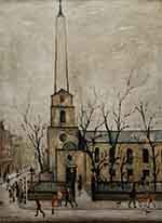 lowry, limited edition prints, stlukes ls lowry limited edition print, stlukes print