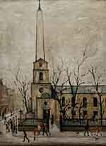 ls lowry limited edition print, stlukes print