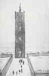 lowry limited edition prints, The tall tower ls Lowry, limited edition print, The tall tower
