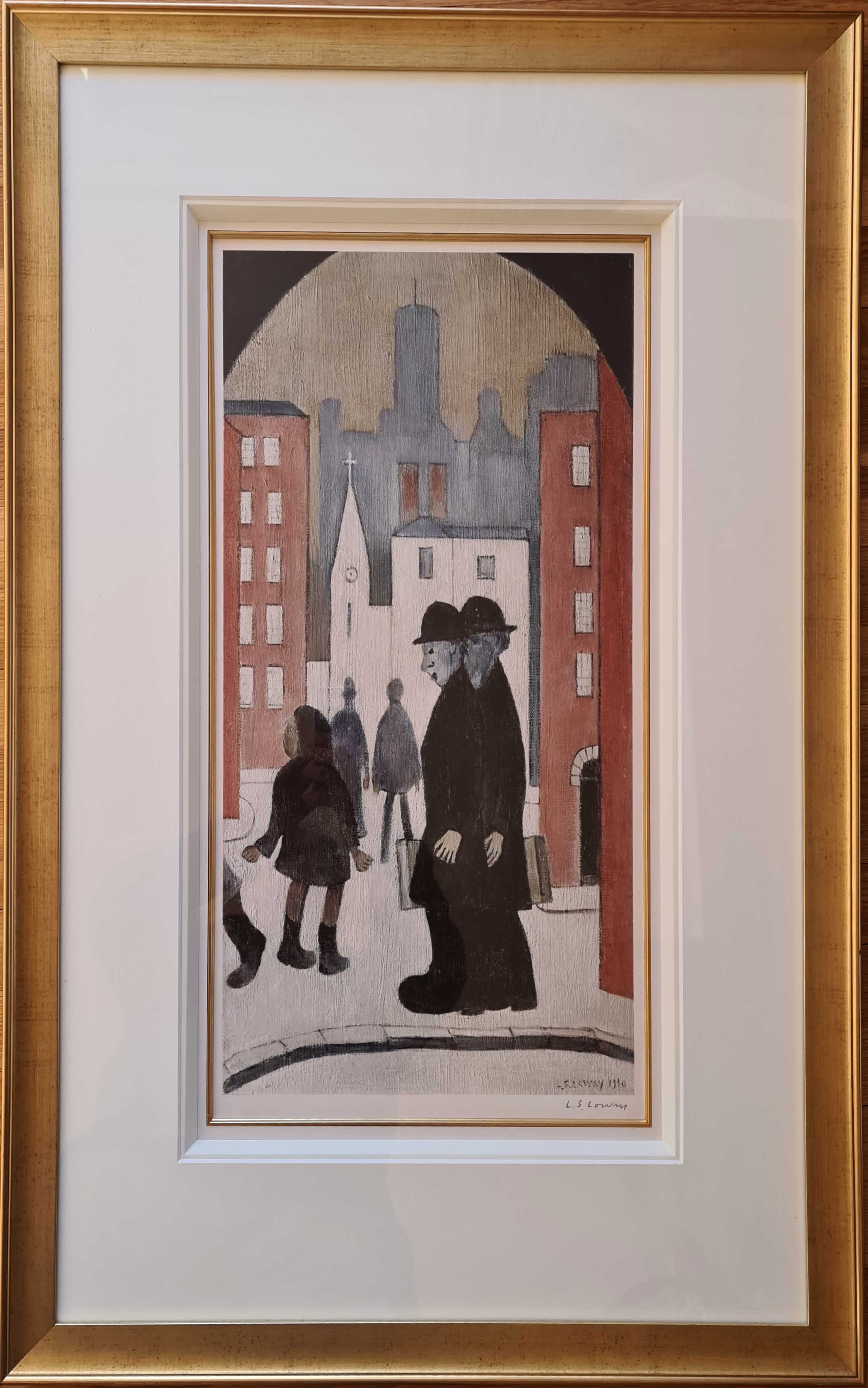 print lowry two brothers mounted