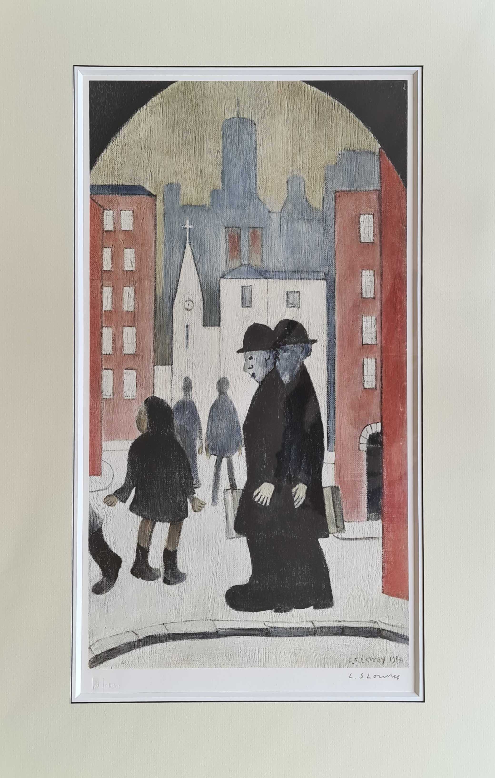 print lowry two brothers mounted