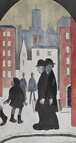 lowry, prints, two brothers