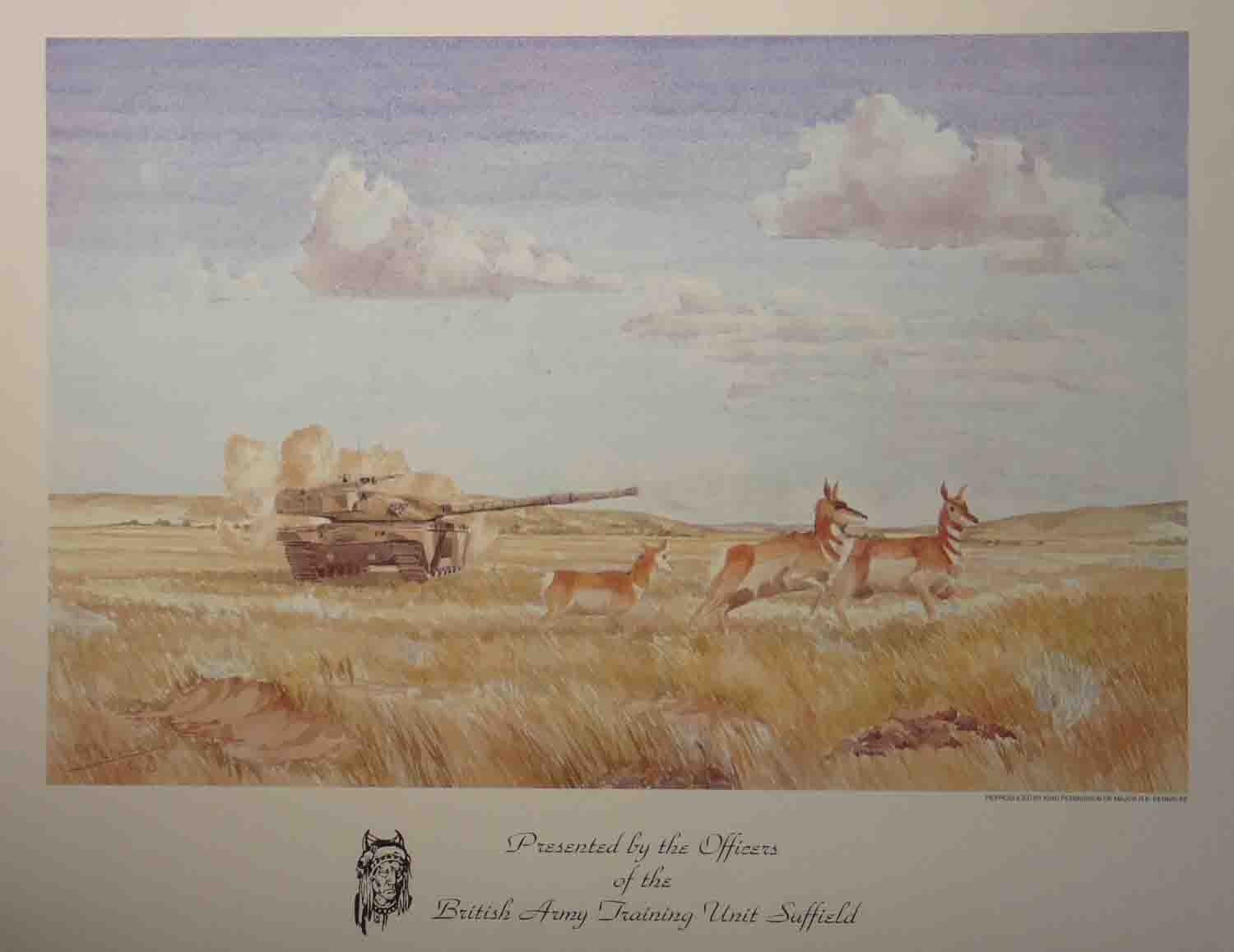 david shepherd, military, british army, Suffield, war